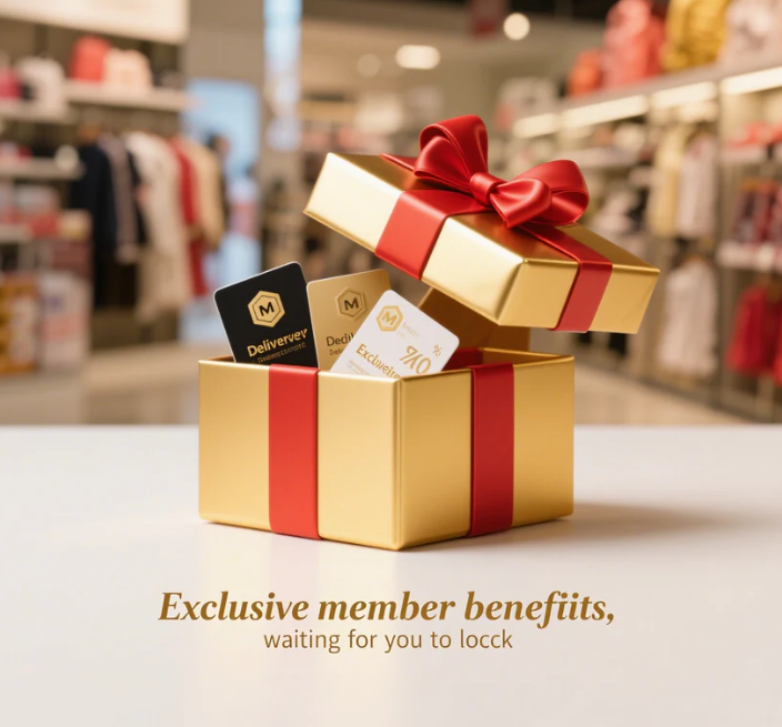 Exclusive member benefits,waiting for you to unlock.